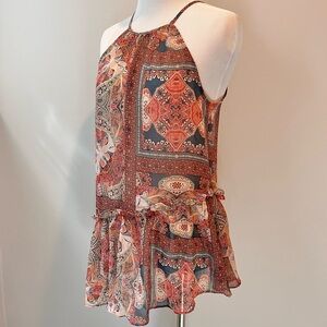 BCBG Generation Sheer Top Tank XS